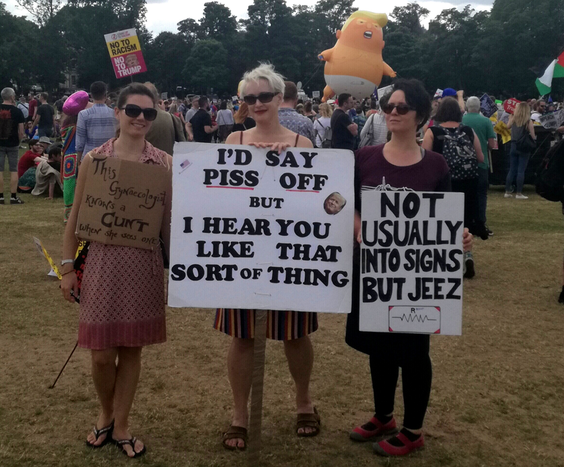 Illustration for article titled Scottish anti-Trump photo dump (long and comprehensive!)